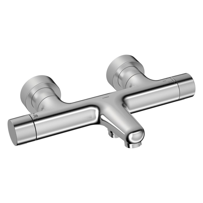 Hansa HANSAPRISMA Thermostat-Wannen- und Brausearmatur, Aufputz