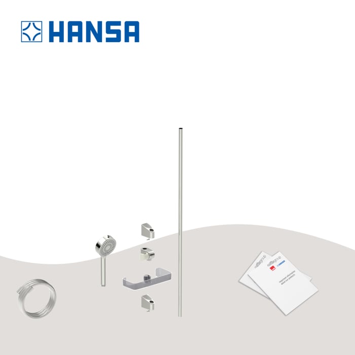Hansa HANSABASICJET Wandstangen-Set 92 cm