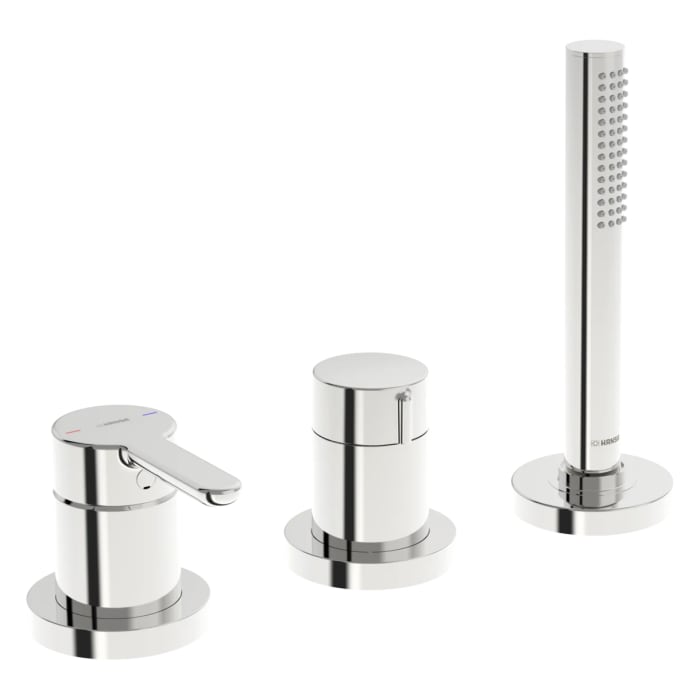 Hansa HANSADESIGNO Style Einhandmischer für 3-Loch-Einbausets