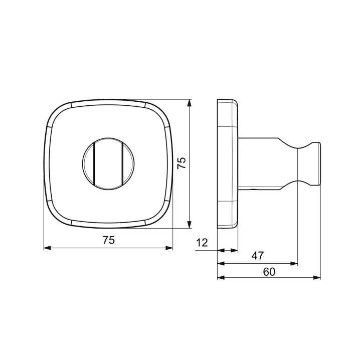 Hansa HANSALIVING Wandbrausehalter