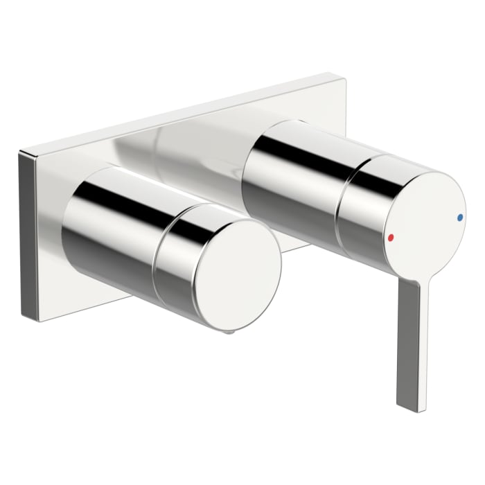 Hansa HANSALOFT Einhebelmischer Fertigmontageset für Wanne/Brause