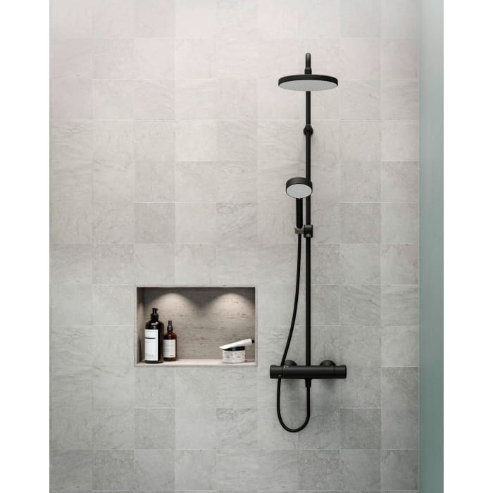 Hansa HANSAMICRA Regenbrause-Duscharmatur mit Thermostat