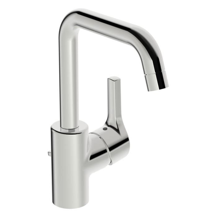 Hansa HANSAPALENO Einhebelmischer Waschtischbatterie Ablaufgarnitur mit Zugstange