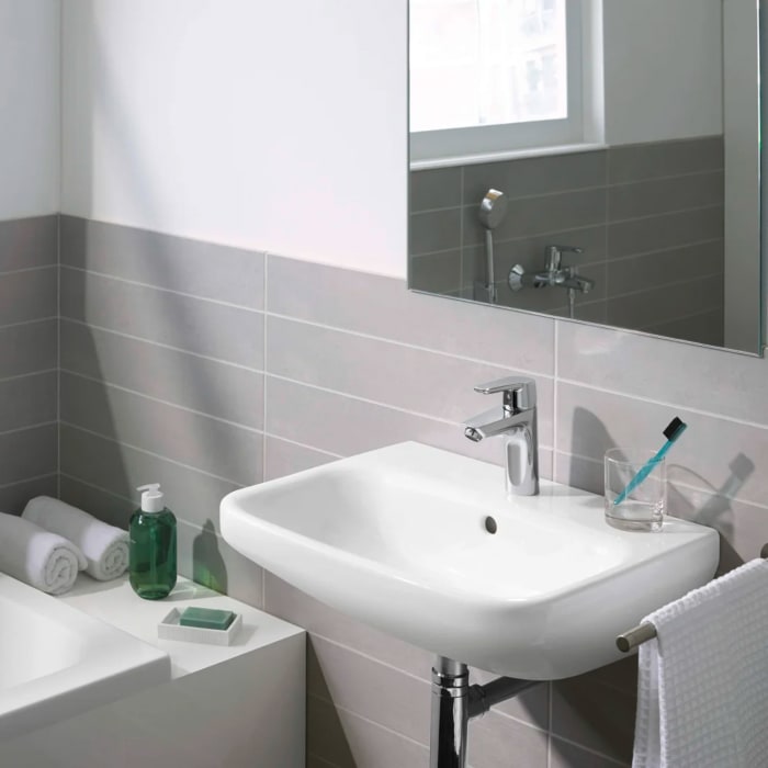 Hansa HANSAPOLO XL Waschtisch-Einhand-Einlochbatterie mit Ablaufgarnitur