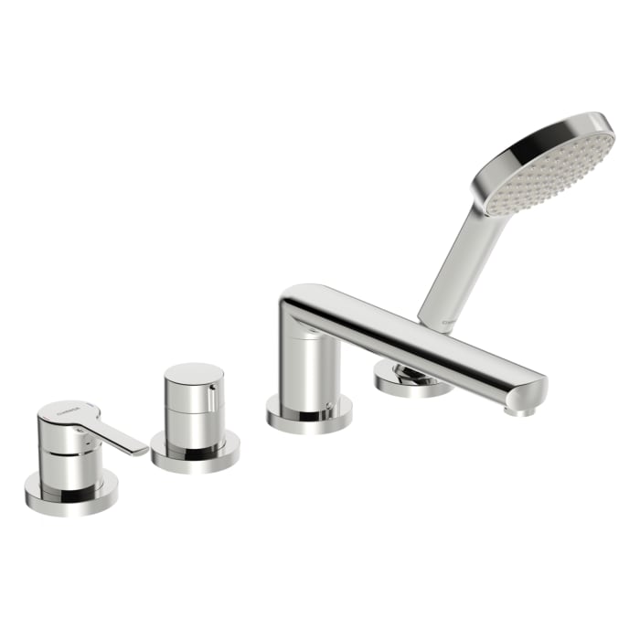 Hansa HANSARONDA Einhebelmischer  Fertigmontageset für Wanne/Brause