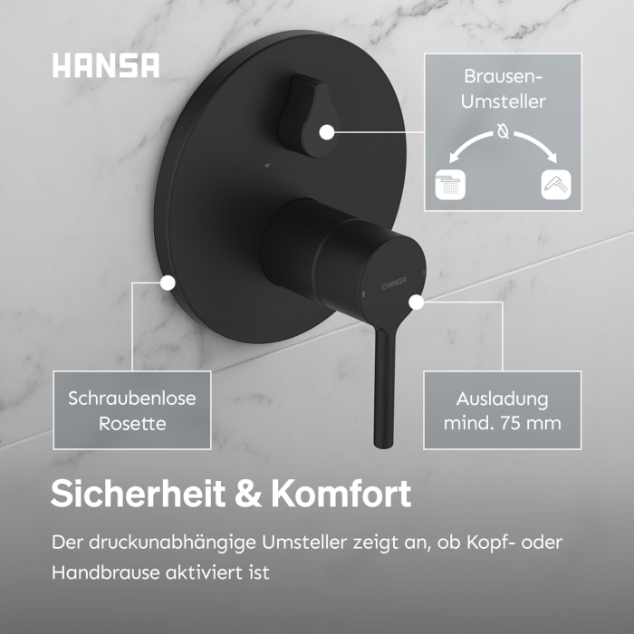 Hansa HANSAVANTIS Duschsystem Komplettset