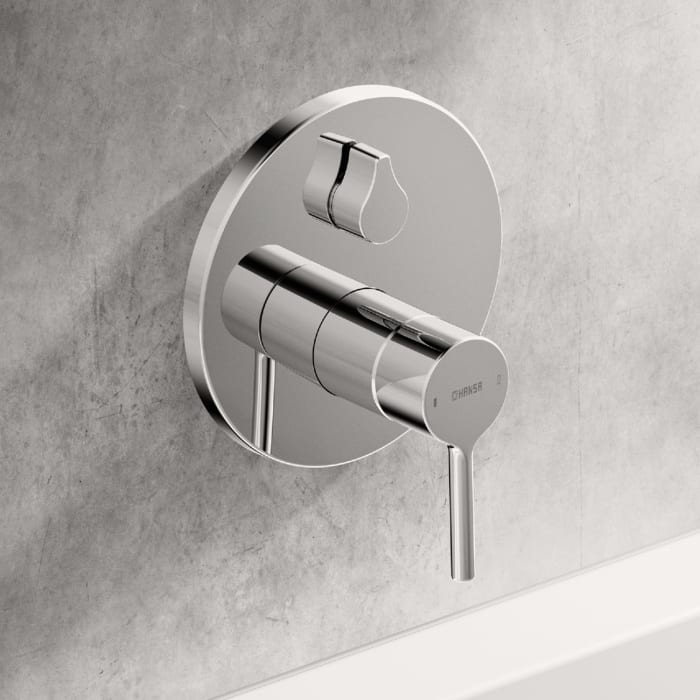 Hansa HANSAVANTIS Einhand-Wannen-Funktionseinheit, Rosette rund, Pinhebel