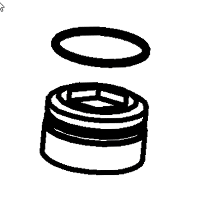 Hansa Abtropfring komplett Loft