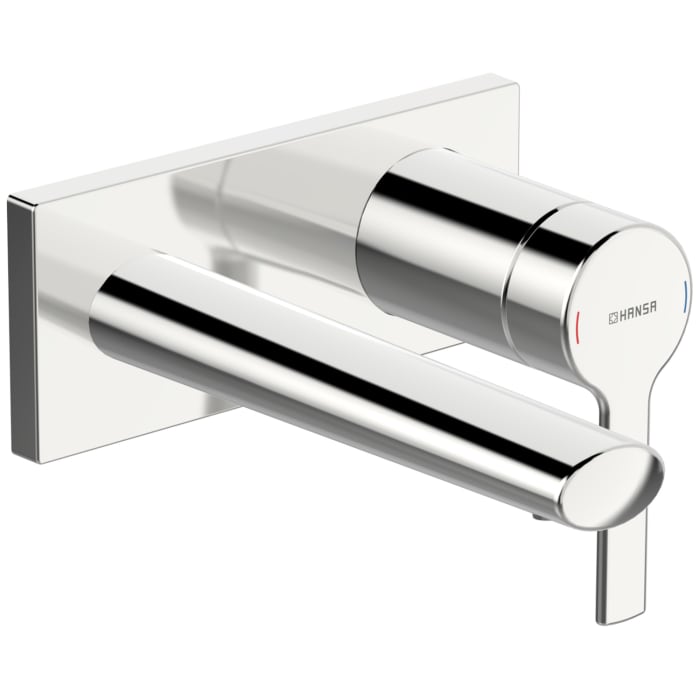 Hansa HANSARONDA Fertigmontageset Waschtisch Einhebel-Wandbatterie