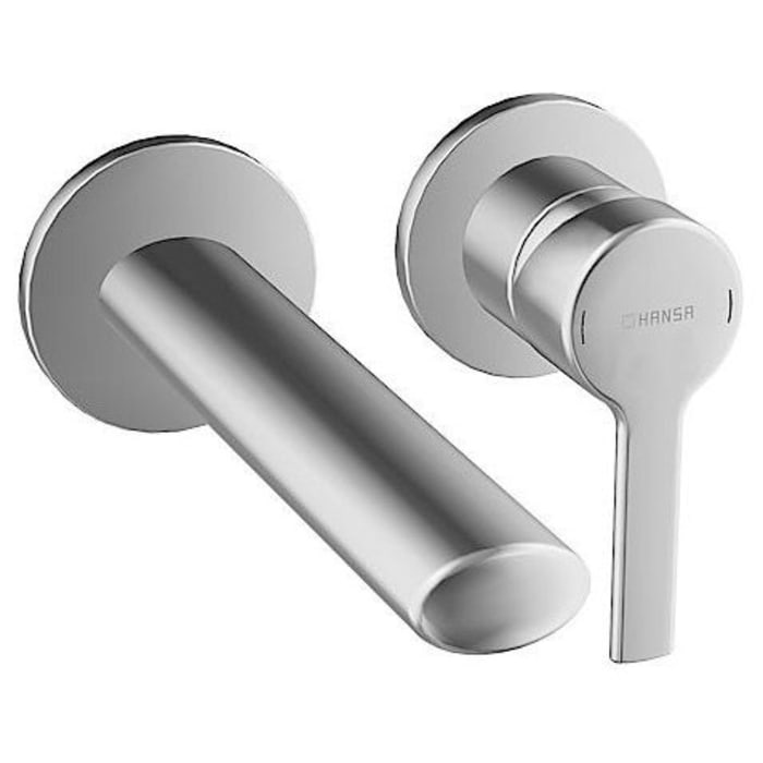 Hansa HANSARONDA Fertigmontageset Waschtisch-Einhand-Wandbatterie