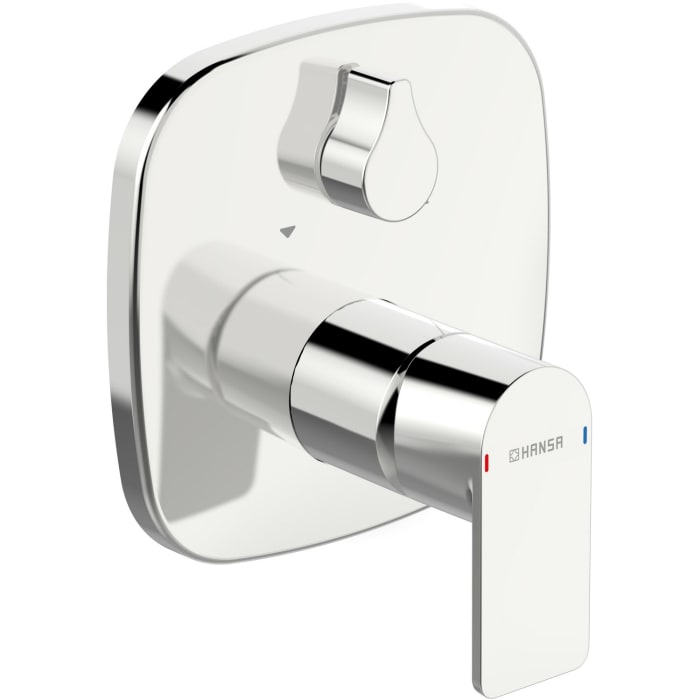 Hansa HANSASTELA Fertigmontageset für Wanne/Brause, Rosette soft edge