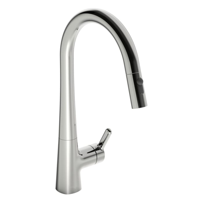 Hansa HANSADESIGNO Style Einhebel-Küchenarmatur mit ausziehbarem Auslauf