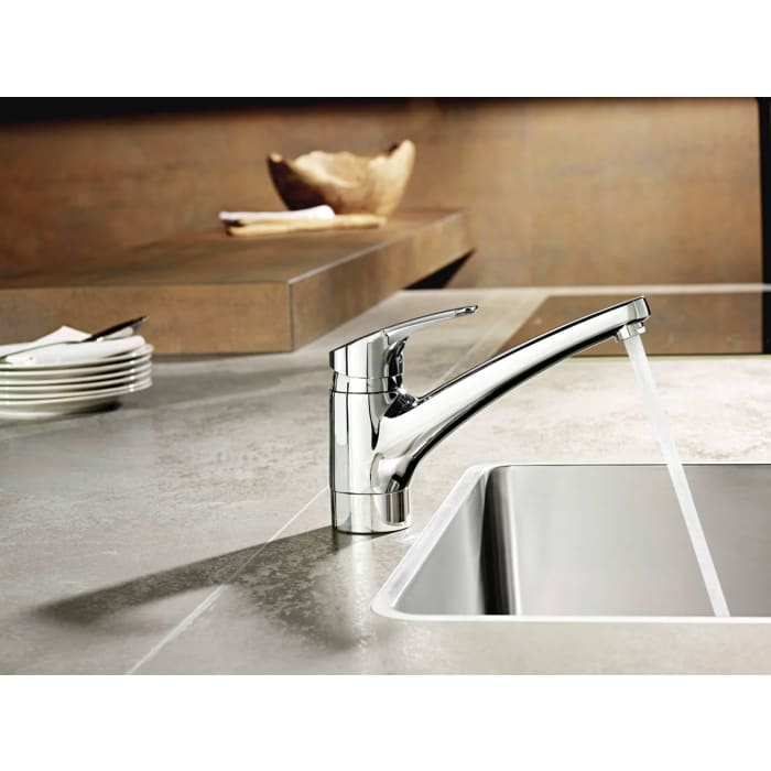 Hansa HANSAMIX Spültisch-Einhand-Einlochbatterie, für offene Heisswasserbereiter