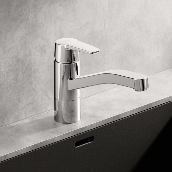 Hansa HANSAPOLO Spültisch-Einhand-Einlochbatterie DN15