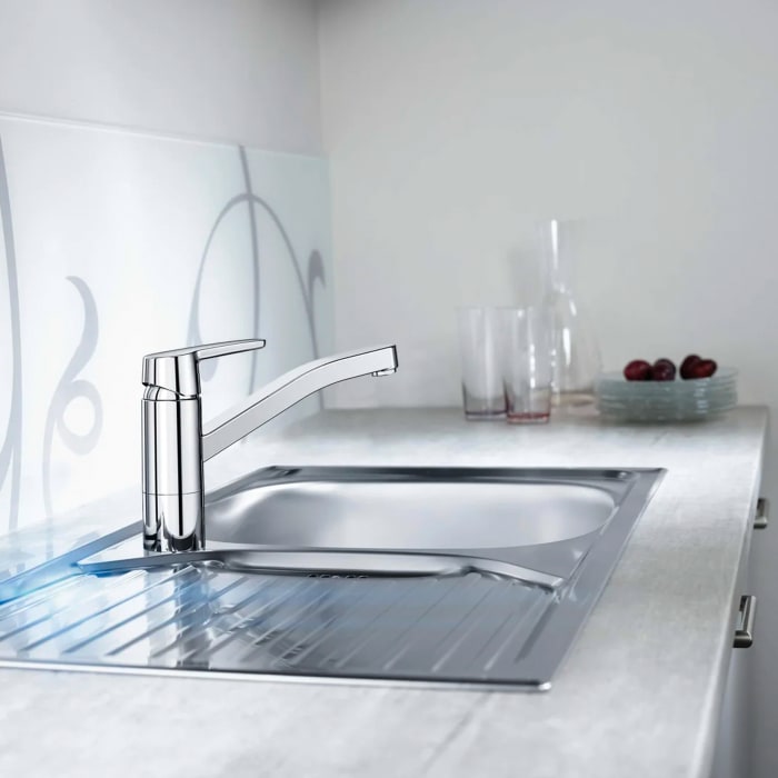 Hansa HANSAPOLO Spültisch-Einhand-Einlochbatterie, Niederdruck