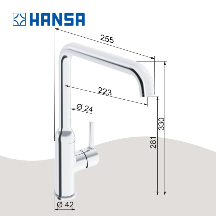 Hansa HANSAVANTIS Style Einhebel-Küchenarmatur