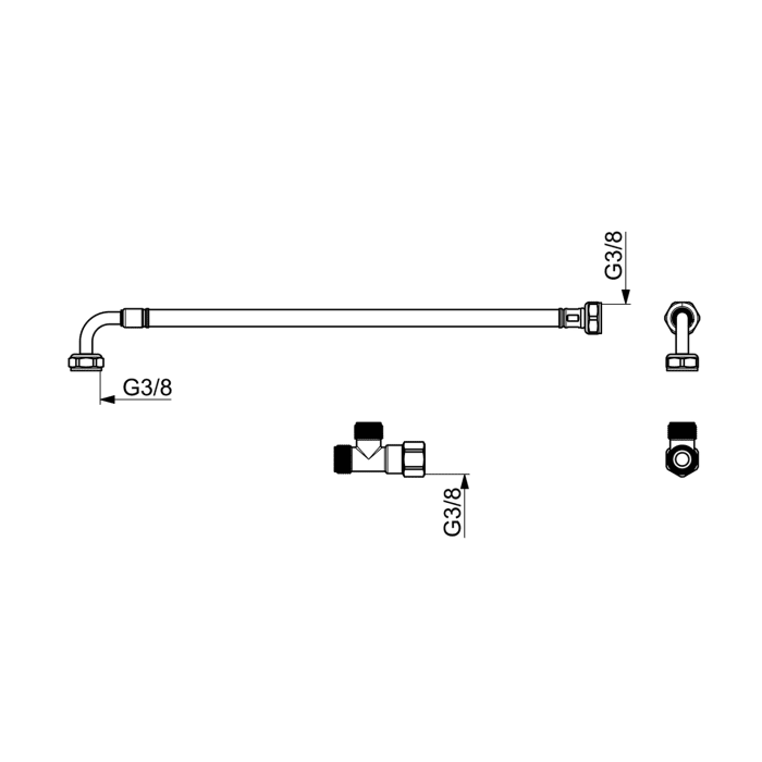 Hansa HANSAMINIMAT Anschlussrohr