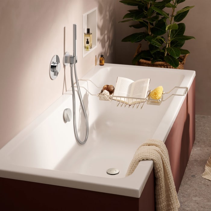 hansgrohe Flexaplus Komplettset Ab- und Überlaufgarnitur für Badewanne