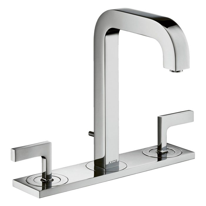 AXOR Citterio 3-Loch Waschtischarmatur mit Hebelgriffen Ausladung 14 cm