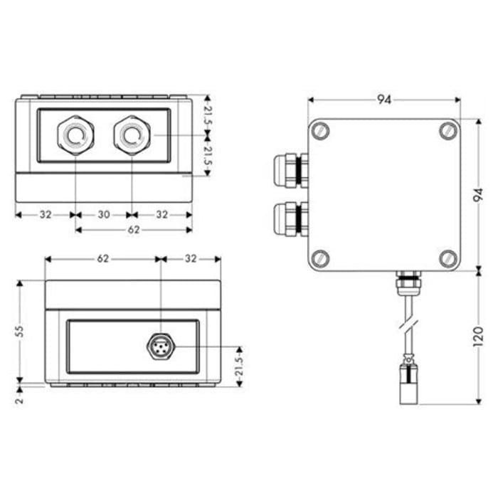 hansgrohe RainBrain Lichtansteuerungsset
