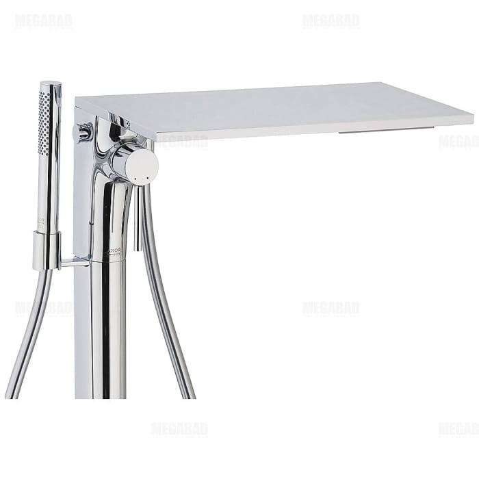 AXOR Massaud Einhebel-Wannenmischer zur Montage auf dem Badezimmerboden