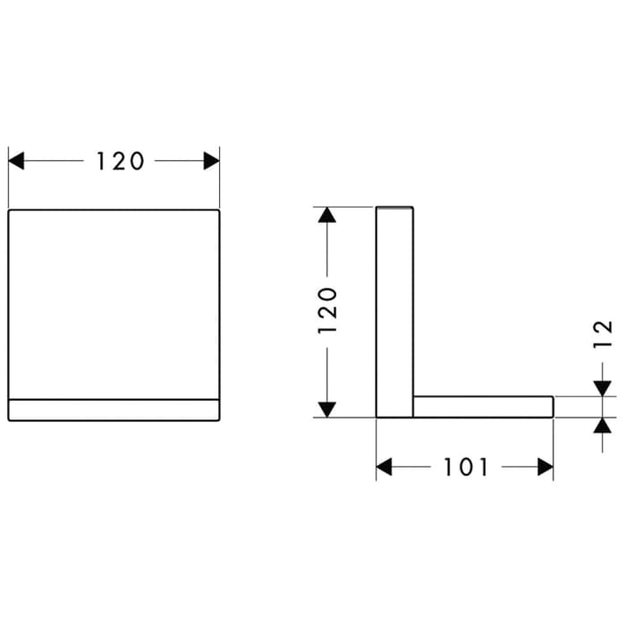 AXOR Starck Ablage kurz