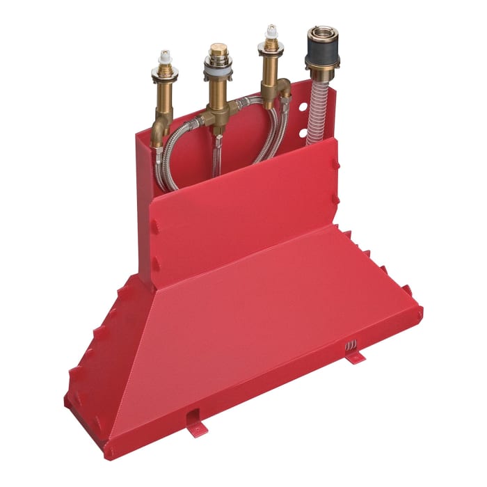 hansgrohe Grundset 4-Locharmatur Wannenrandmontage