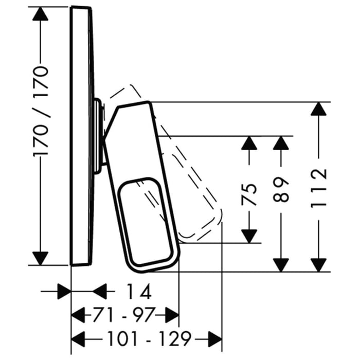 AXOR Urquiola Einhebel-Brausemischer Unterputz