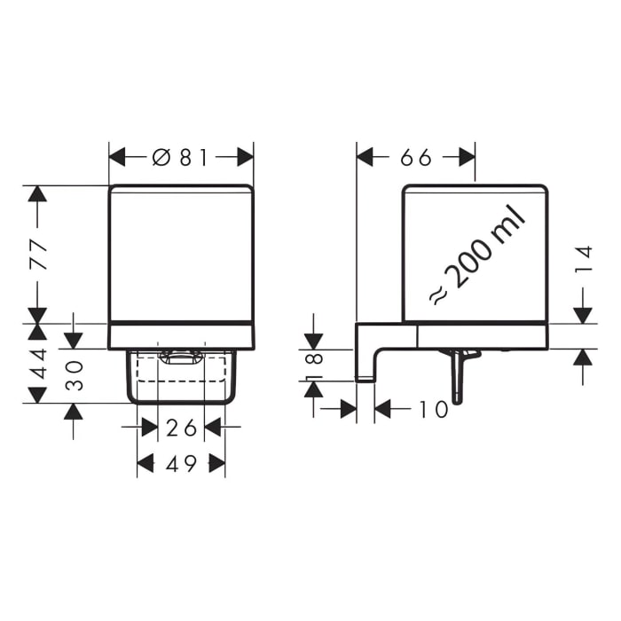 hansgrohe AddStoris S Lotionspender