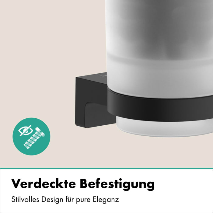 hansgrohe AddStoris S Toilettenbürstenhalter für Wandmontage