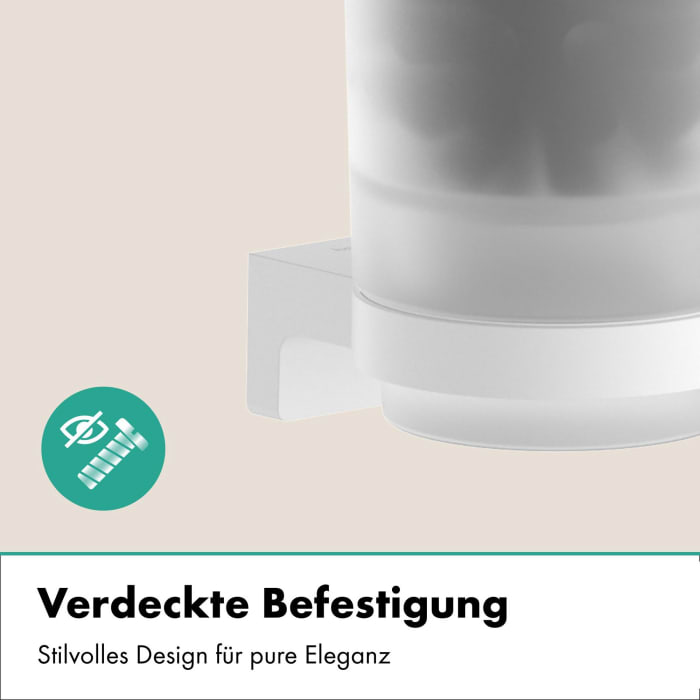 hansgrohe AddStoris S Toilettenbürstenhalter für Wandmontage