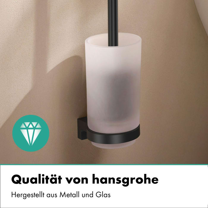 hansgrohe AddStoris S Toilettenbürstenhalter für Wandmontage