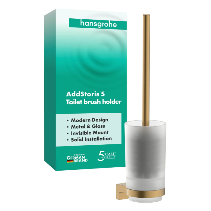 hansgrohe AddStoris S Toilettenbürstenhalter für Wandmontage