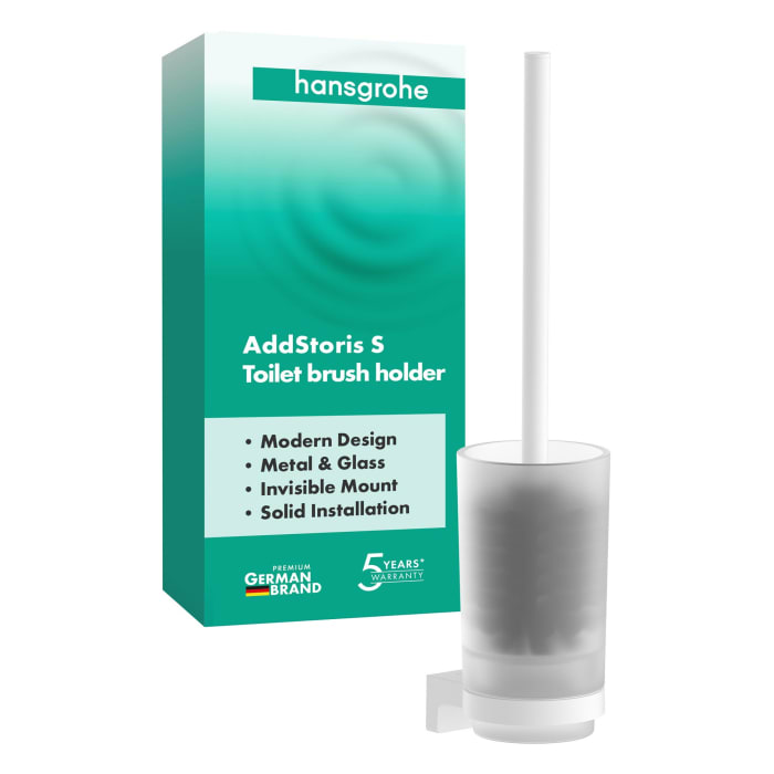 hansgrohe AddStoris S Toilettenbürstenhalter für Wandmontage