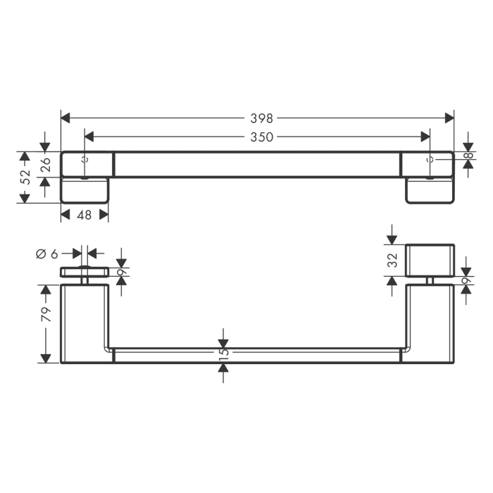 hansgrohe AddStoris Duschtürgriff