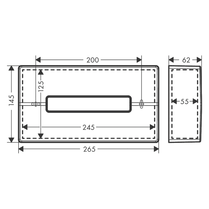 hansgrohe AddStoris Kosmetiktuchbox