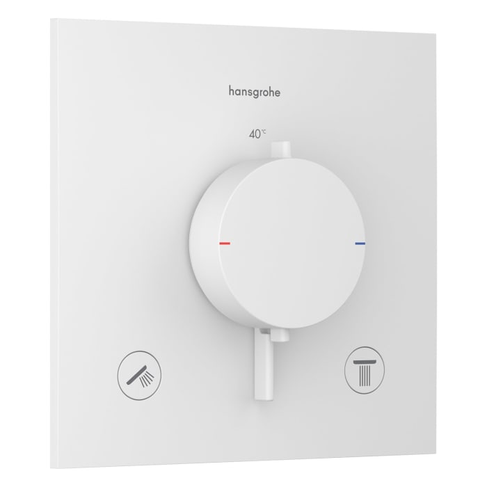 hansgrohe Ecostat Comfort E Thermostat Unterputz für 2 Funktionen