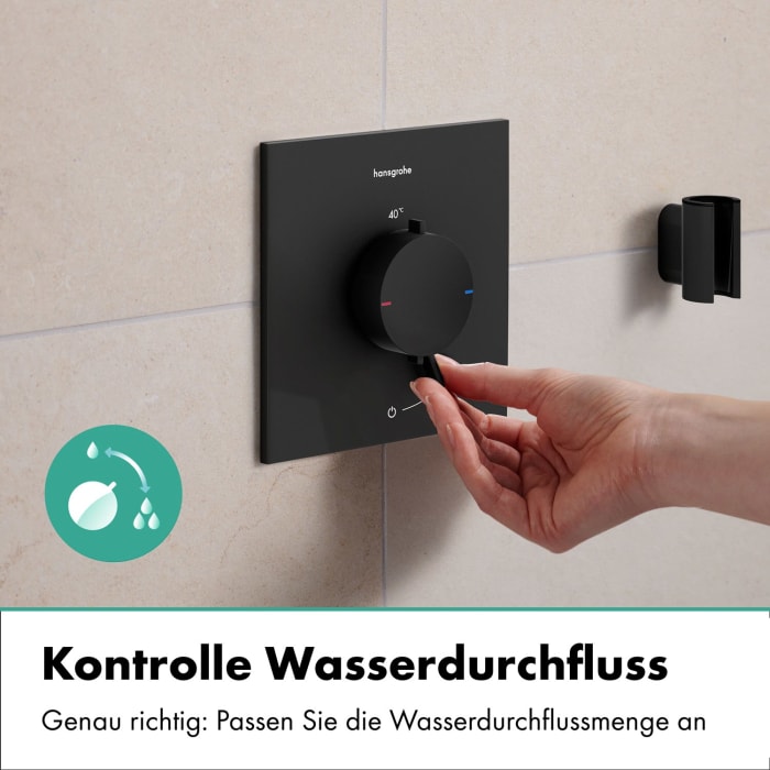 hansgrohe Ecostat Comfort E Thermostat Unterputz für 1 Funktion