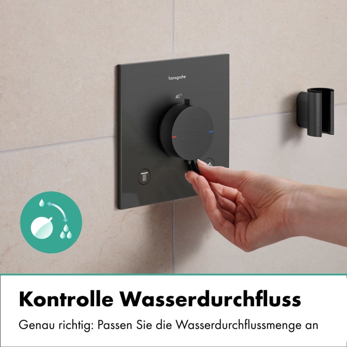 hansgrohe Ecostat Comfort E Thermostat Unterputz für 2 Funktionen