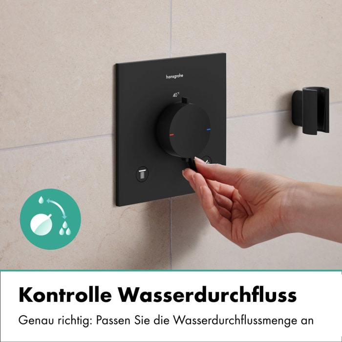 hansgrohe Ecostat Comfort E Thermostat Unterputz für 2 Funktionen