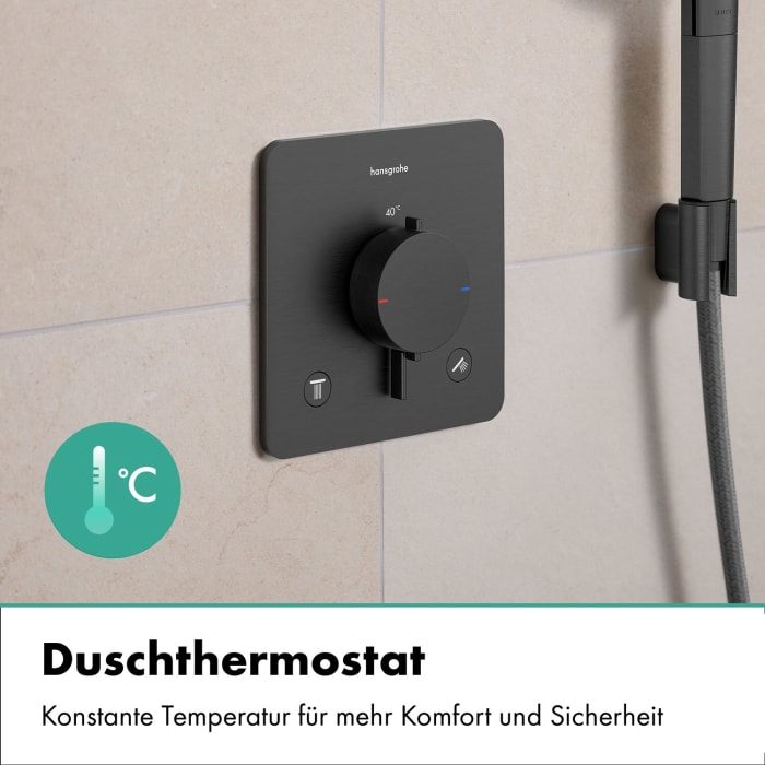 hansgrohe Ecostat Comfort Q Thermostat Unterputz für 2 Funktionen