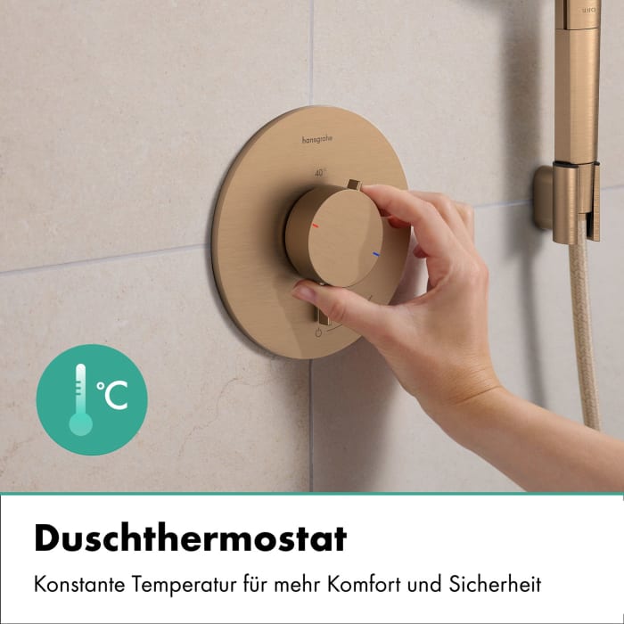 hansgrohe Ecostat Comfort S Thermostat Unterputz für 1 Funktion