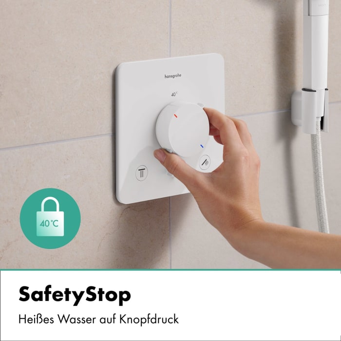 hansgrohe Ecostat Comfort Q Thermostat Unterputz für 2 Funktionen