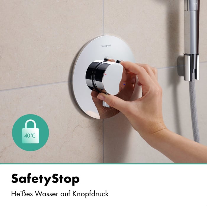 hansgrohe Ecostat Comfort S Thermostat Unterputz für 1 Funktion