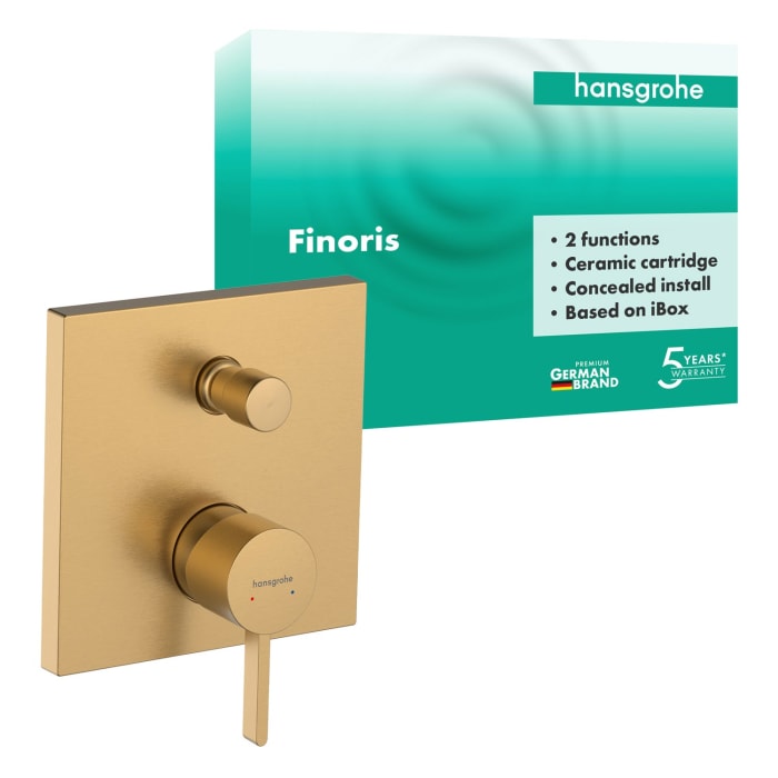 hansgrohe Finoris Einhebel-Wannenarmatur Unterputz