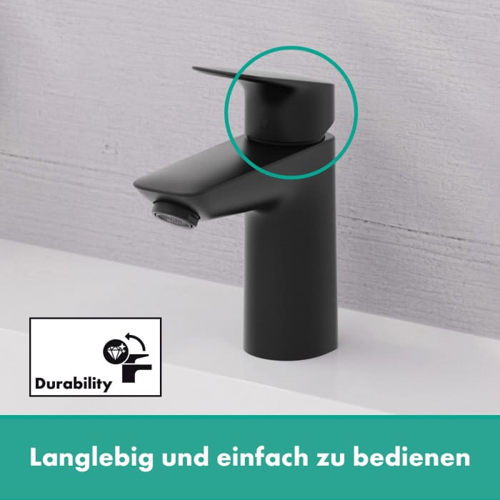 hansgrohe Logis Einhebel-Waschtischmischer 100 CoolStart ohne Ablaufgarnitur