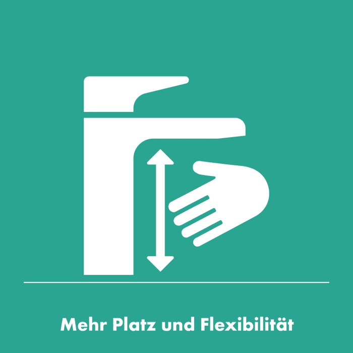 hansgrohe Rebris S Einhebel-Waschtischarmatur 240 CoolStart wassersparend+ für Waschschüsseln mit Zugstangen-Ablaufgarnitur