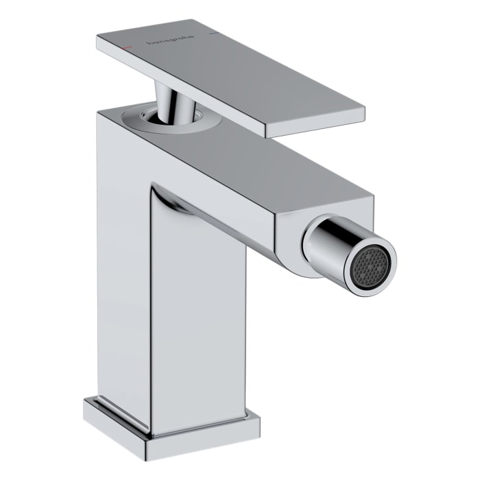 hansgrohe Tecturis E Einhebel-Bidetmischer mit Zugstangen-Ablaufgarnitur