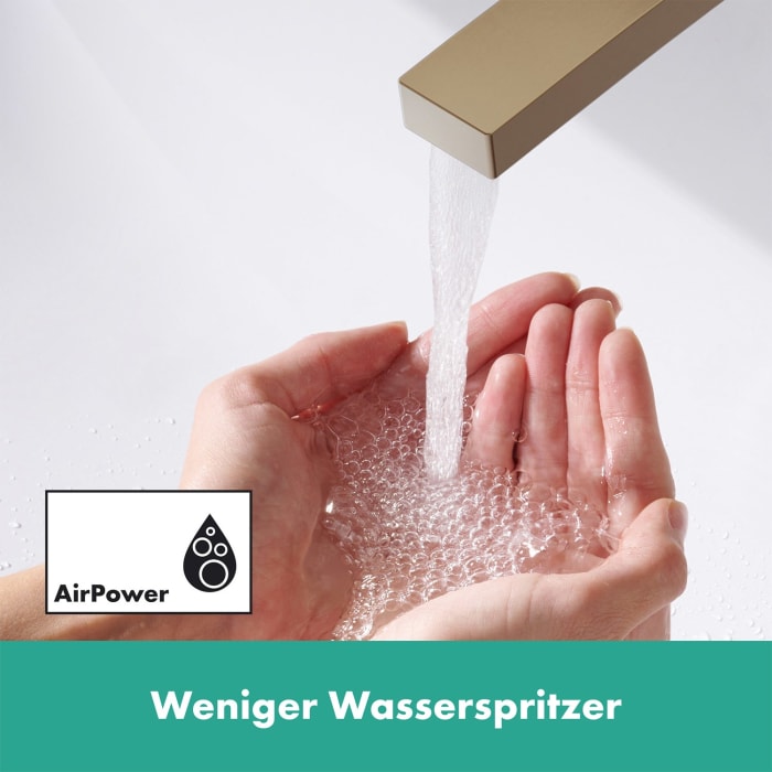 hansgrohe Tecturis E 3-Loch Einhebel-Wannenrandarmatur mit Schlauchbox (sBox)