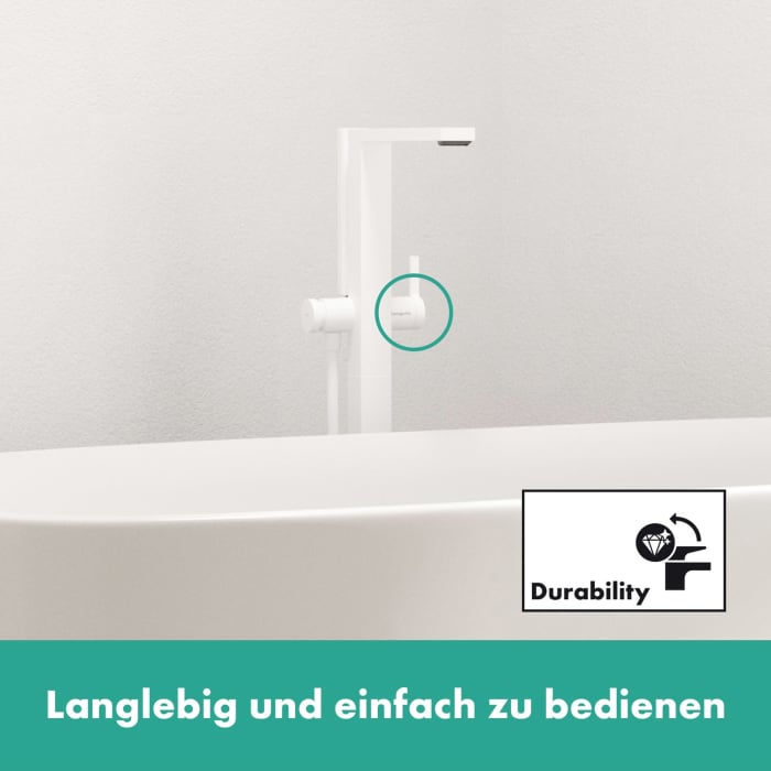 hansgrohe Tecturis E Einhebel-Wannenarmatur bodenstehend